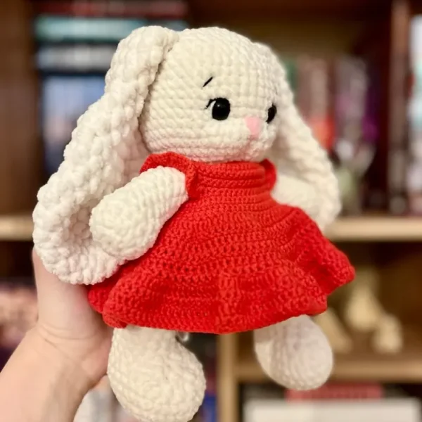 izdelek Dodatek Kvačkana Oblekica (Zajčica Špelca, Medved Bine) - my mooni studio